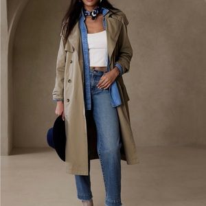 Never Worn, XS Petite Classic Trench Coat